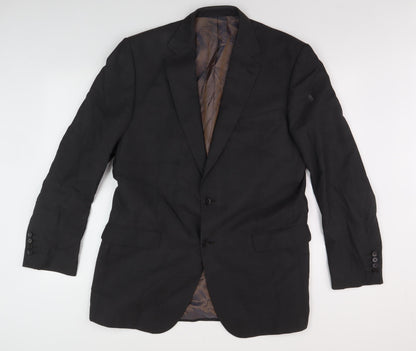 Mens UK Size 42 in Marks and Spencer Black Basic Jacket