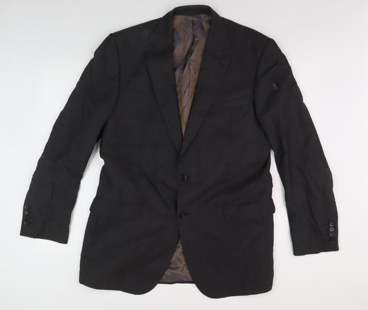 Mens UK Size 42 in Marks and Spencer Black Basic Jacket