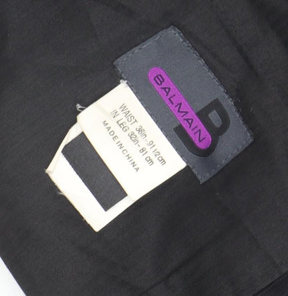 Balmain Men's Black XL Dress Pants