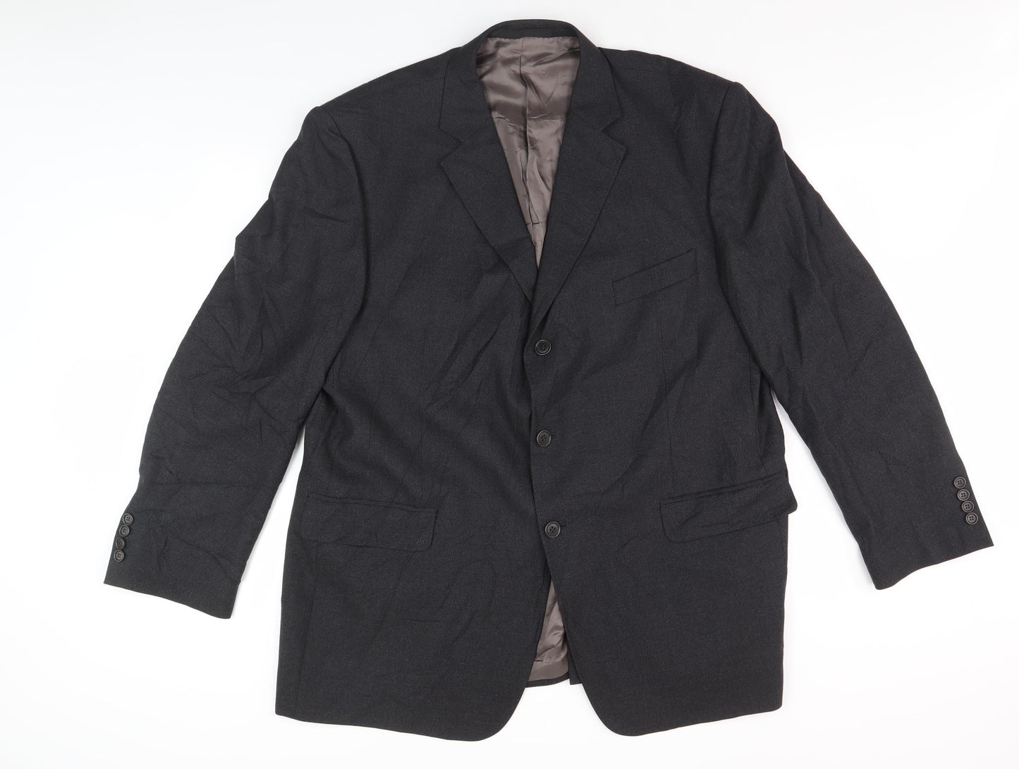 Mens UK Size M Marks and Spencer Grey Basic Jacket