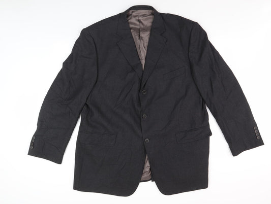 Mens UK Size M Marks and Spencer Grey Basic Jacket