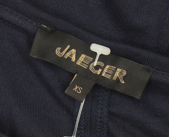 Jaeger Women Blue Sheath Dress XS