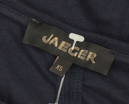 Jaeger Women Blue Sheath Dress XS