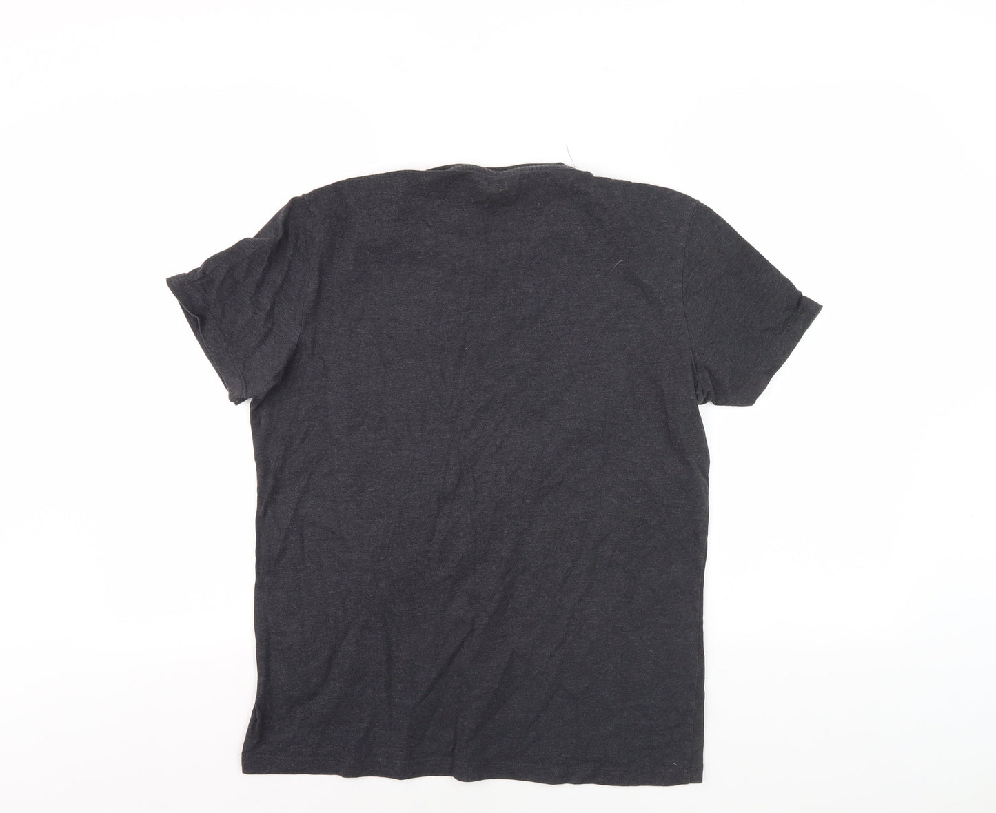 Tu Star Wars Men's Grey T-Shirt, Size M, Logo Print