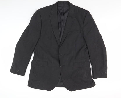 Mens UK Size 44 Karl Jackson Regular Grey Suit Jacket