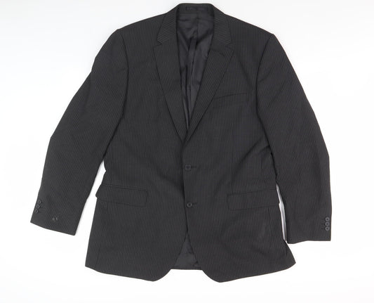 Mens UK Size 44 Karl Jackson Regular Grey Suit Jacket