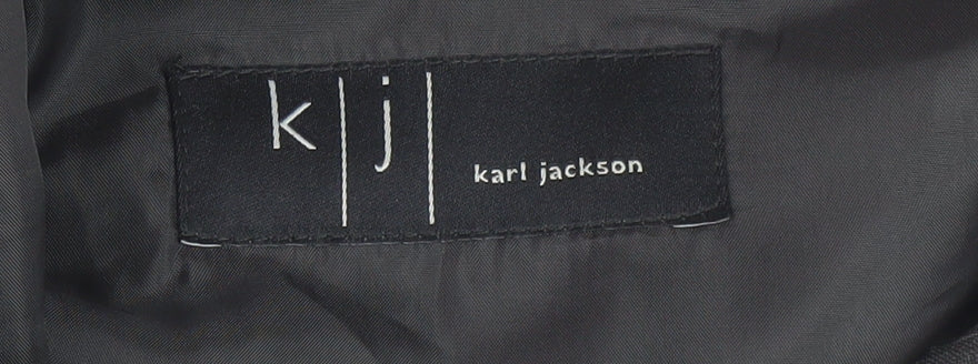 Mens UK Size 44 Karl Jackson Regular Grey Suit Jacket