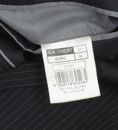 Mens UK Size 44 Karl Jackson Regular Grey Suit Jacket