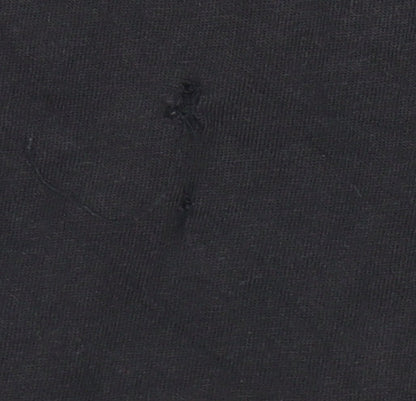 Puma Men's Black T-Shirt, Size L, Logo Accent