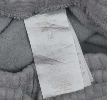 Reebok Men’s Grey Jogger Trousers M Fleece Activewear