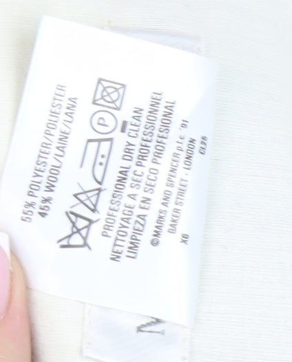 Marks and Spencer Men's Black Dress Pants 34W