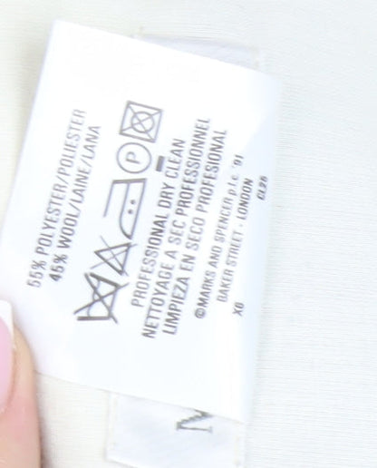 Marks and Spencer Men's Black Dress Pants 34W