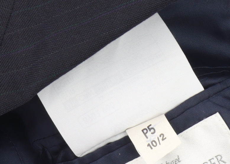 Marks and Spencer Men's Blue Blazer, Size 40, Striped