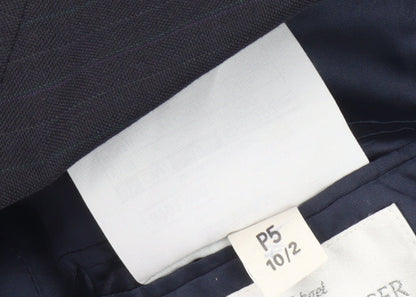 Marks and Spencer Men's Blue Blazer, Size 40, Striped