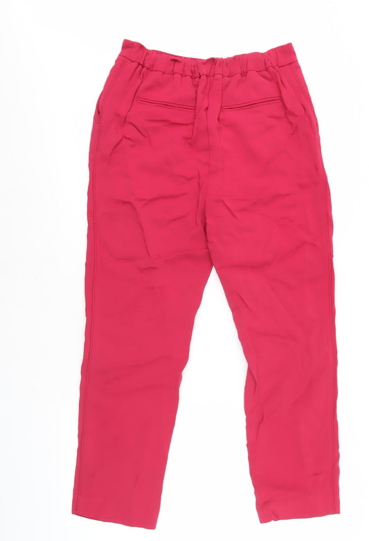 Boden Women's Red Pleated Trousers UK 10