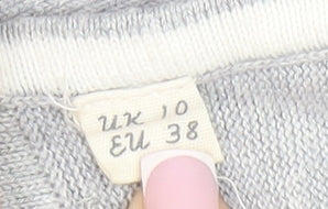 Womens UK Size 10 White Stuff Grey Pullover Jumper
