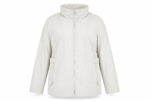 Womens UK Size 18 Gerry Weber Beige Quilted Coat