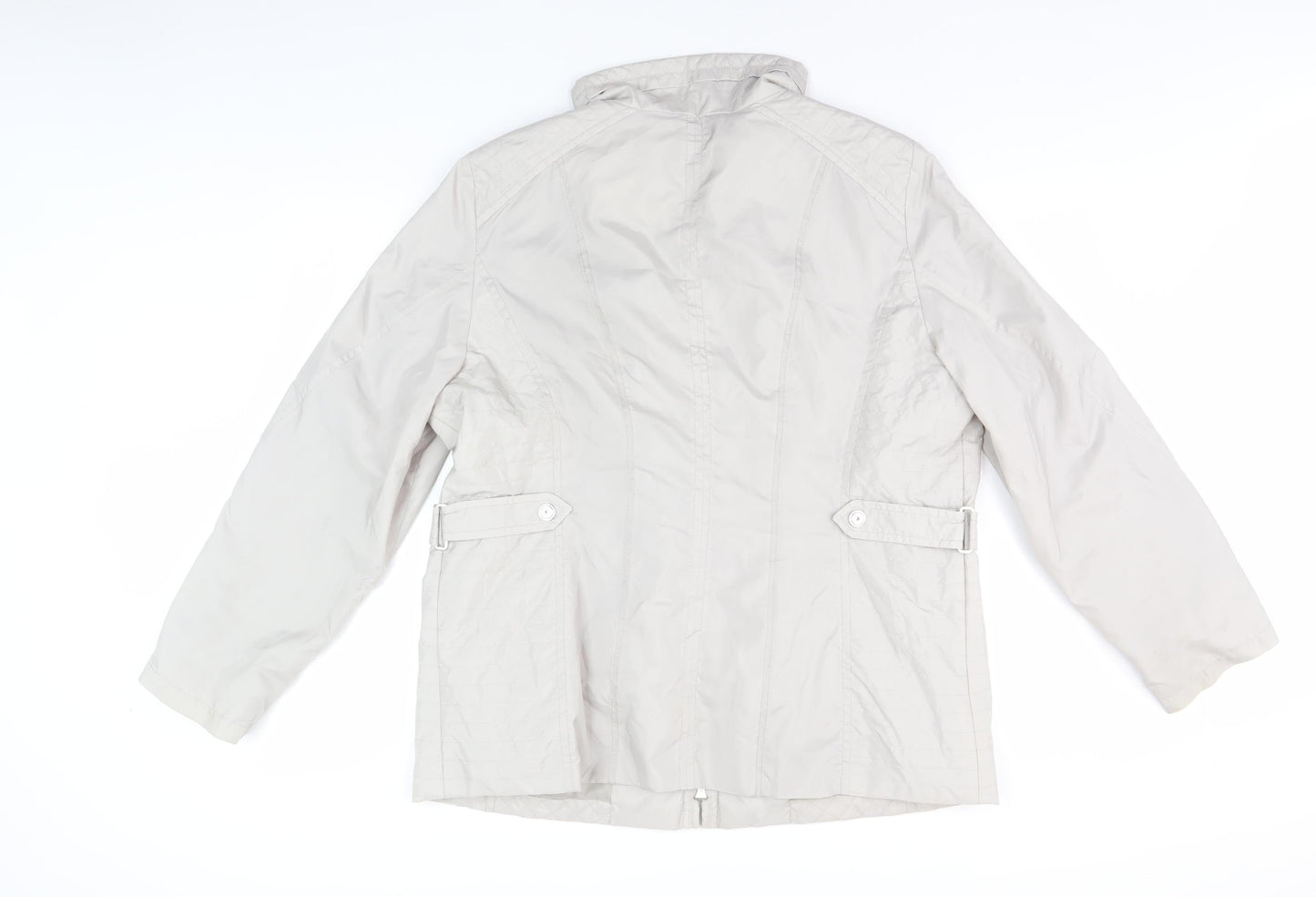 Gerry Weber Women Beige Quilted Jacket Size 18