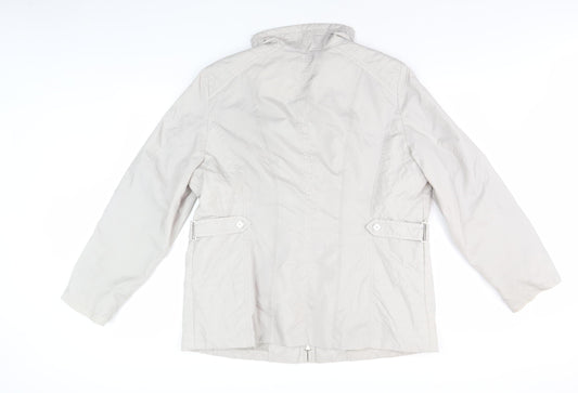 Gerry Weber Women Beige Quilted Jacket Size 18