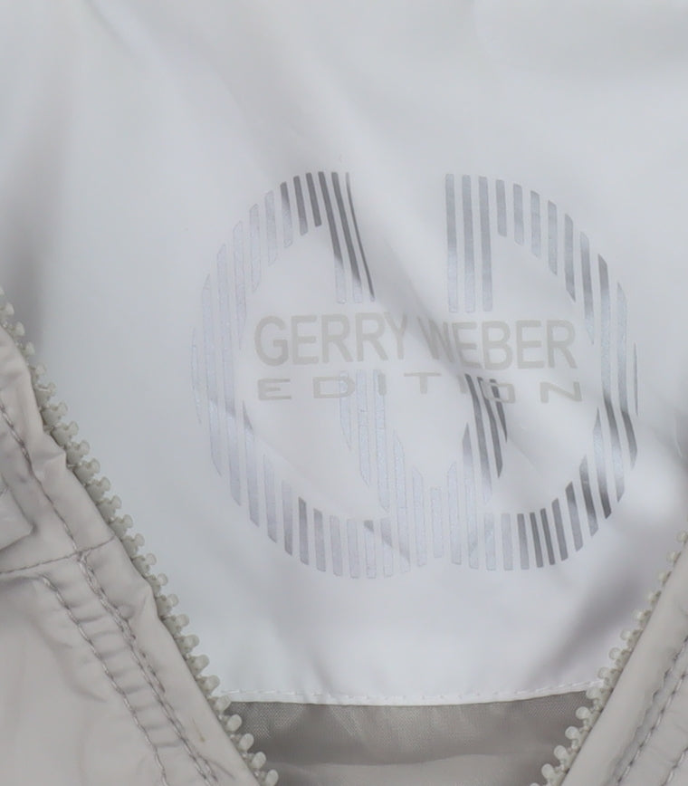 Gerry Weber Women Beige Quilted Jacket Size 18