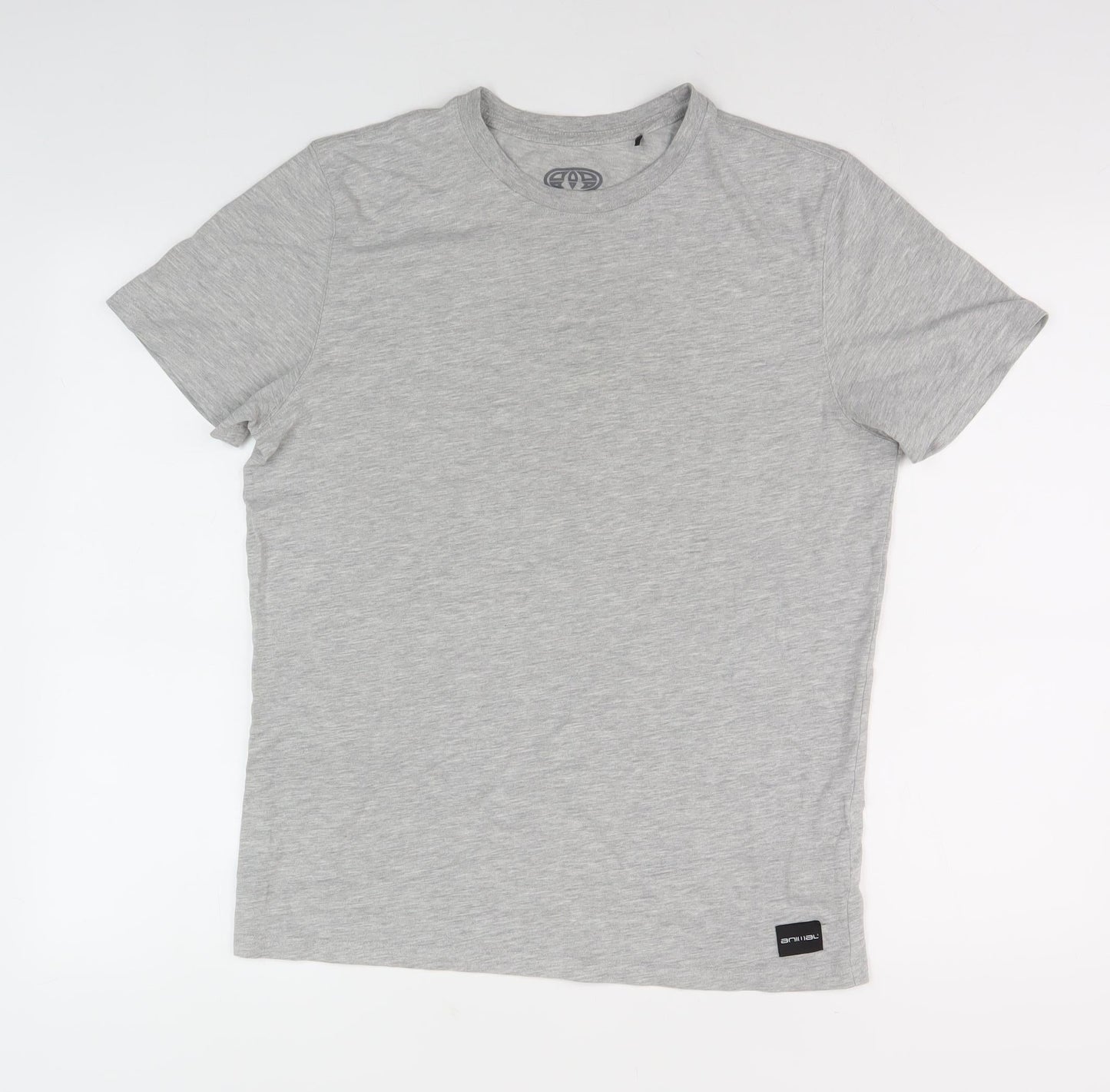 Mens UK Size S Animal Grey  T-Shirt