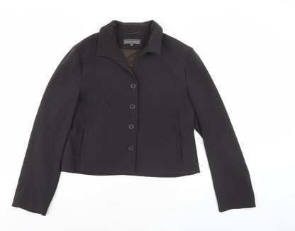 Womens UK Size 12 EVELIN BRANDT Black Classic Jacket