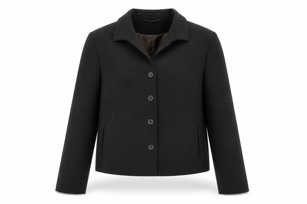 Womens UK Size 12 EVELIN BRANDT Black Classic Jacket