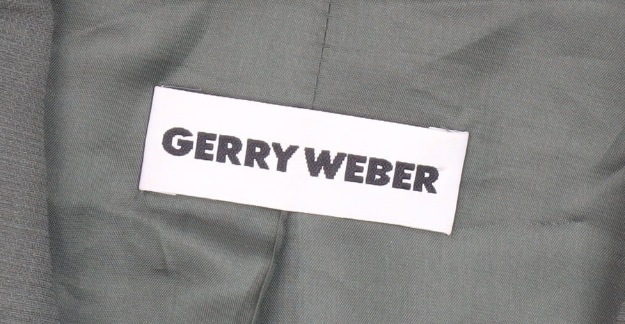 Gerry Weber Women's Green Blazer, Size 18, Smart Formal Wear