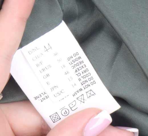 Gerry Weber Women's Green Blazer, Size 18, Smart Formal Wear