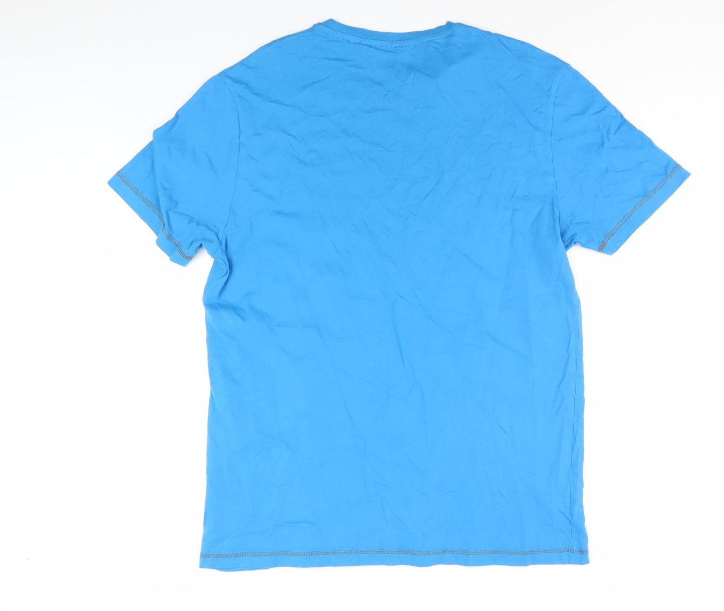 Original Penguin Men's Blue 2XL T-Shirt, Logo, Crew Neck
