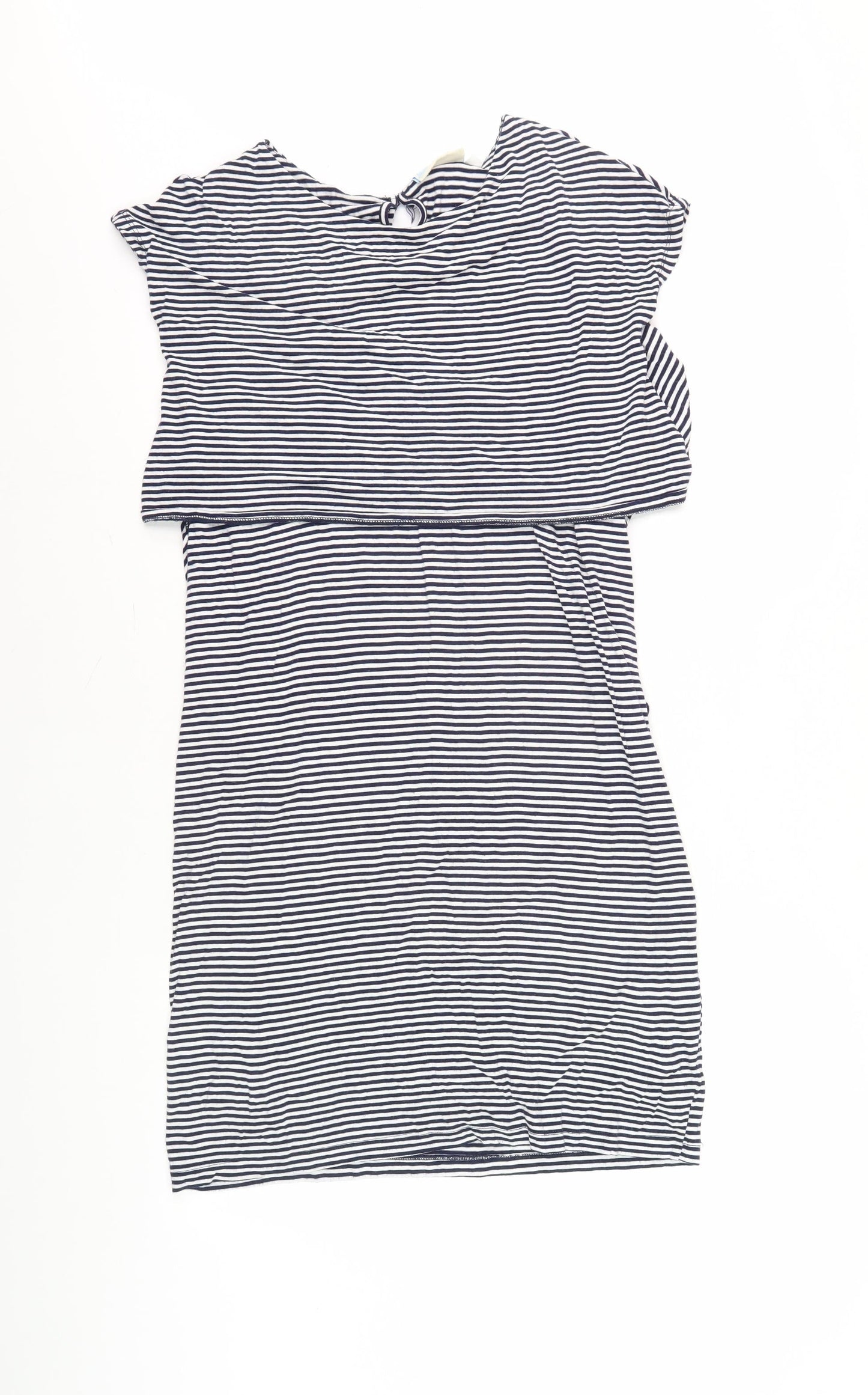 JoJo Maman Bébé Women's Striped T-Shirt Dress S