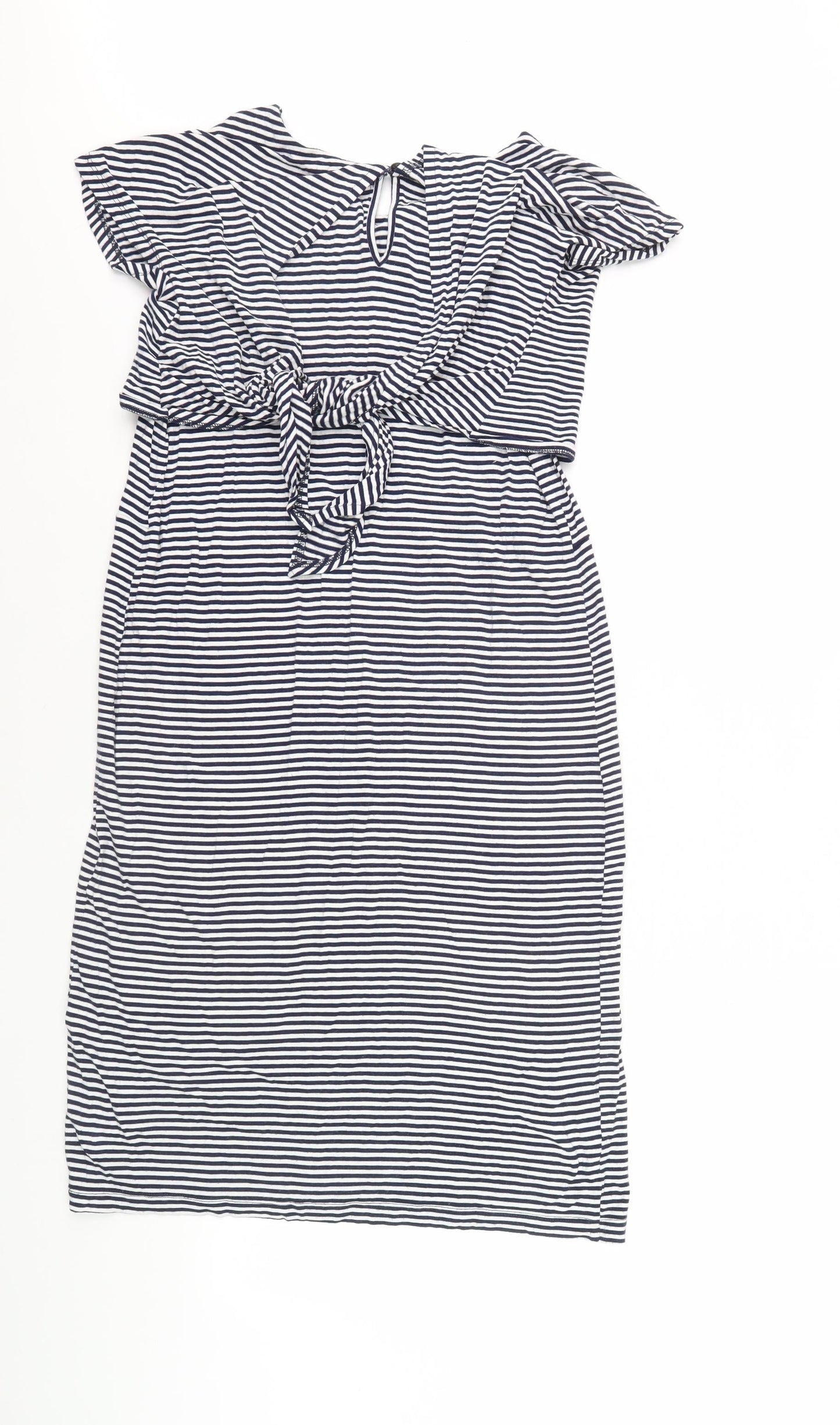 JoJo Maman Bébé Women's Striped T-Shirt Dress S