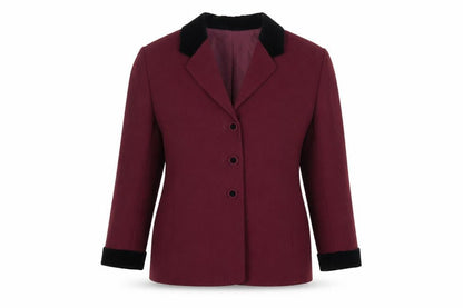 Womens UK Size 16 Viyella Red Basic Jacket