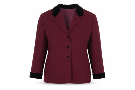 Womens UK Size 16 Viyella Red Basic Jacket