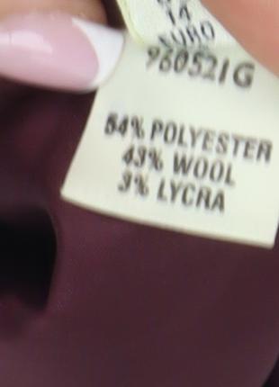 Womens UK Size 16 Viyella Red Basic Jacket