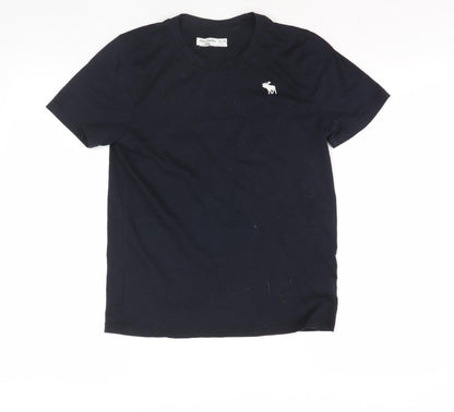 Abercrombie Kids Black Boys T-Shirt, Size 13, Regular Fit