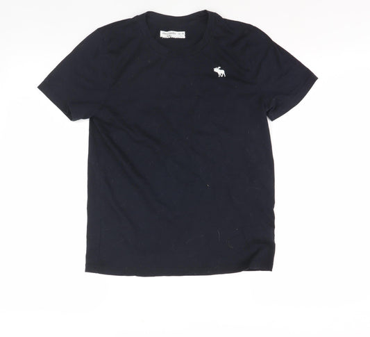 Abercrombie Kids Black Boys T-Shirt, Size 13, Regular Fit