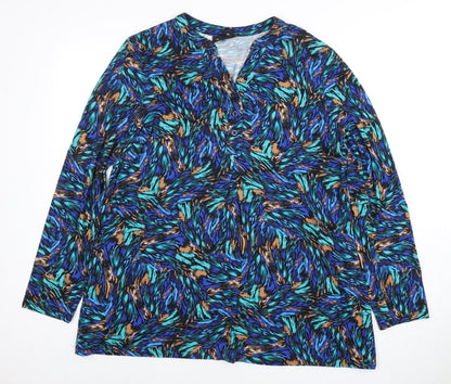 Womens UK Size M Signature Multicoloured Tunic T-Shirt