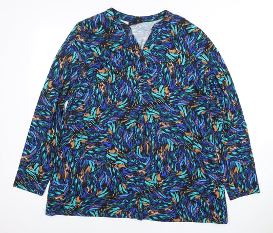 Womens UK Size M Signature Multicoloured Tunic T-Shirt