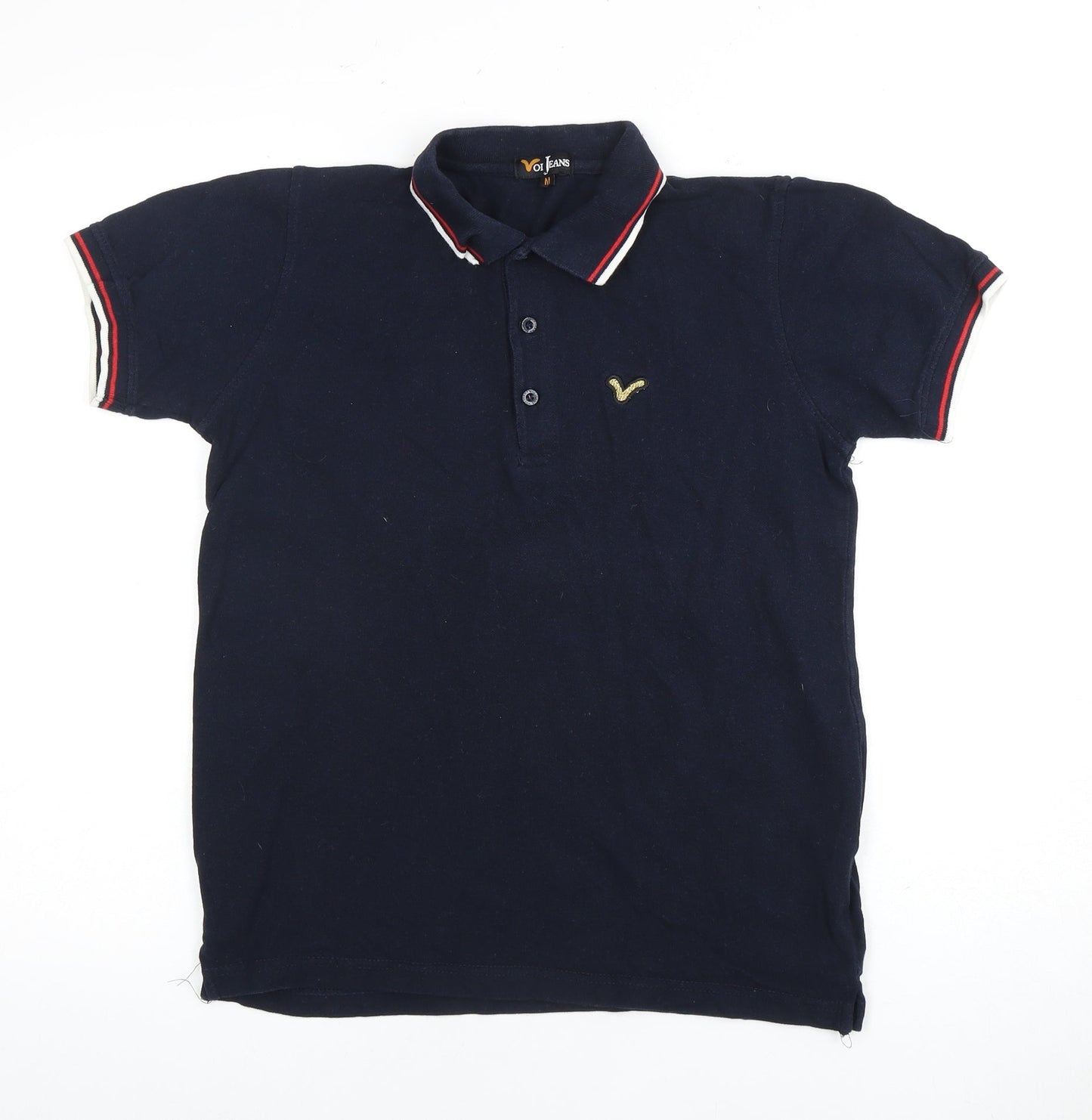 Voi Jeans Men's Blue Polo Shirt M