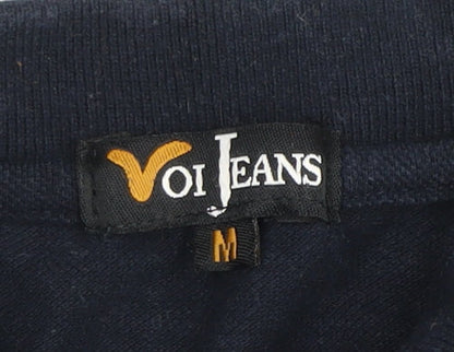 Voi Jeans Men's Blue Polo Shirt M