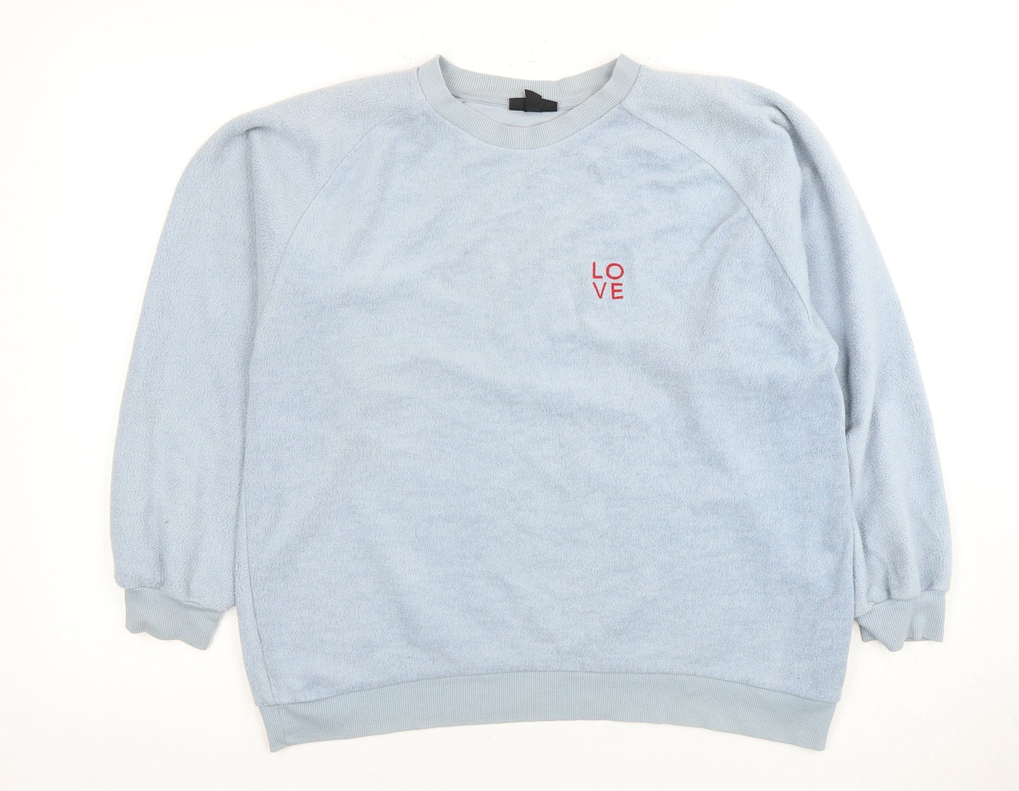 Topshop Women's Blue Pullover Sweatshirt Size 10