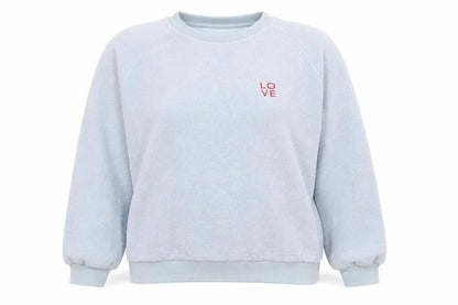 Topshop Women's Blue Pullover Sweatshirt Size 10