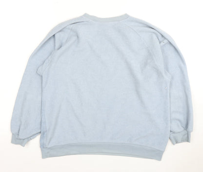 Topshop Women's Blue Pullover Sweatshirt Size 10