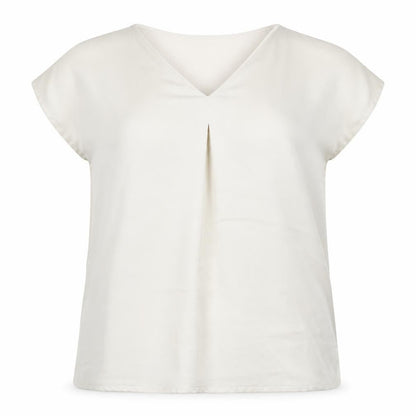 Womens UK Size M MNG Basics Beige Basic Blouse
