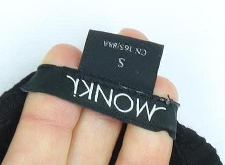 Womens UK Size S Monki Black Basic