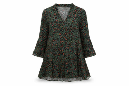 Apricot Women's Multicoloured Animal Print A-Line Dress UK 10