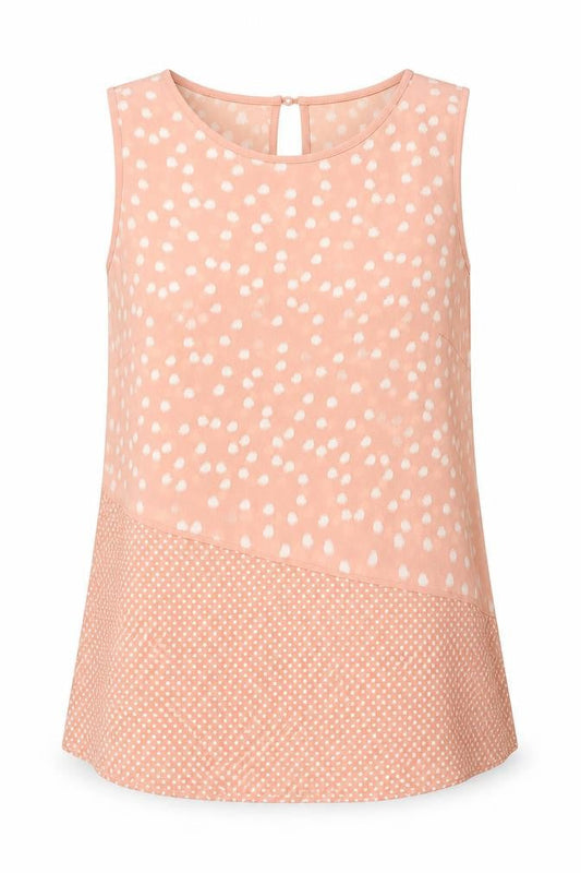 Womens UK Size 14 Debenhams Pink Tunic Tank