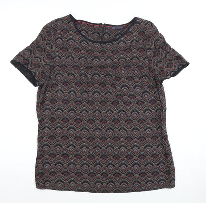 Womens UK Size 12 Marks and Spencer Black Basic T-Shirt
