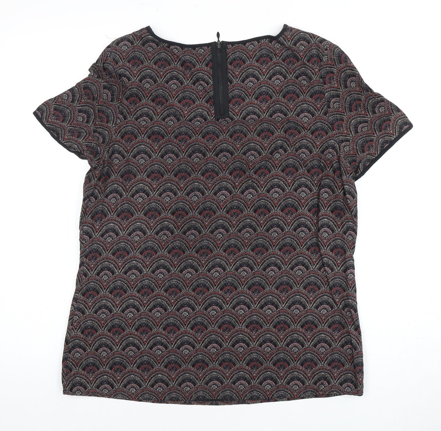 Womens UK Size 12 Marks and Spencer Black Basic T-Shirt